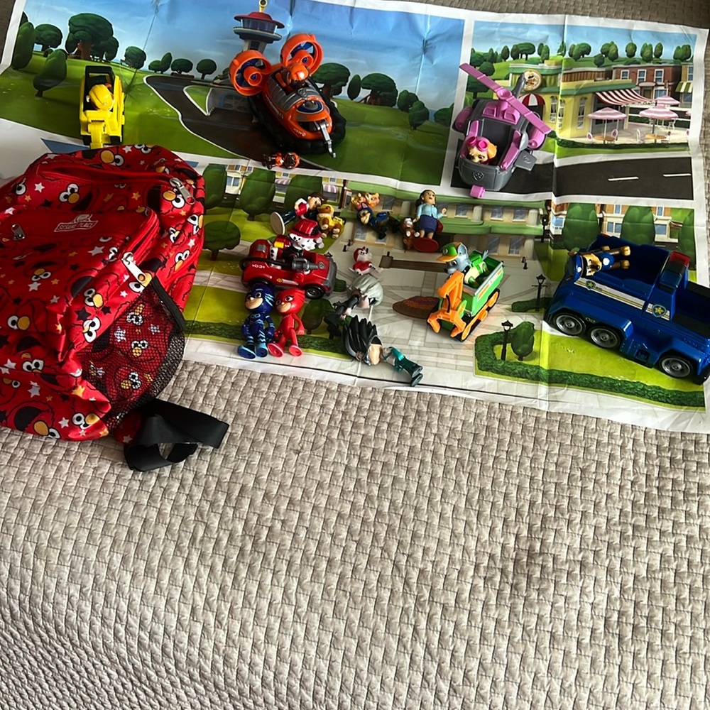 Paw Patrol set and more! Excellent condition.
